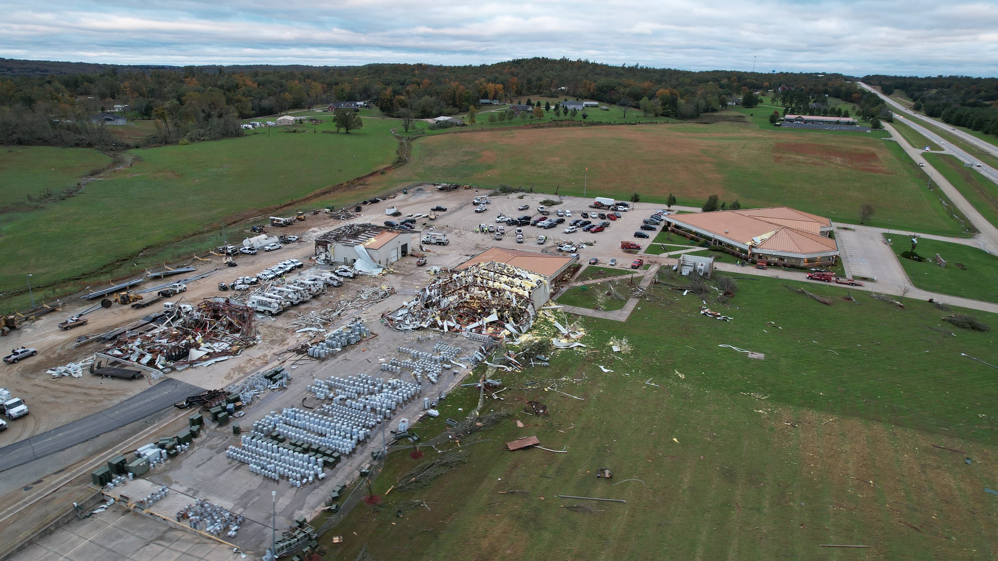 Tornado Damages Electric Cooperative Headquarters