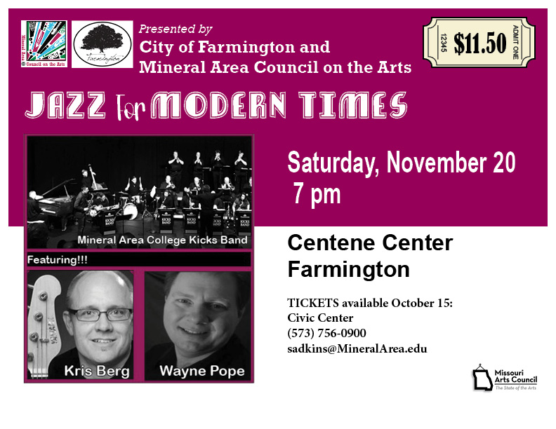 Jazz for Modern Times This Saturday