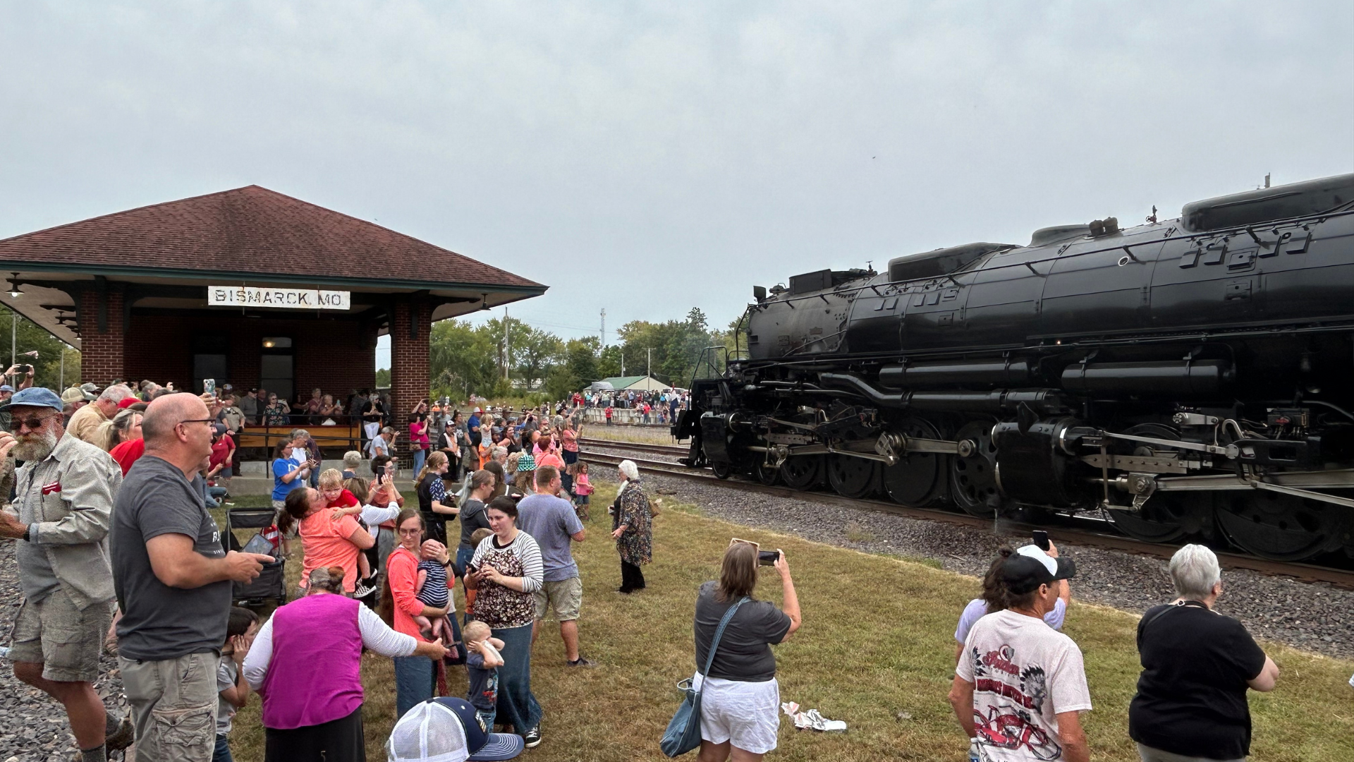 Union Pacific Big Boy Train Travels Though Parkland