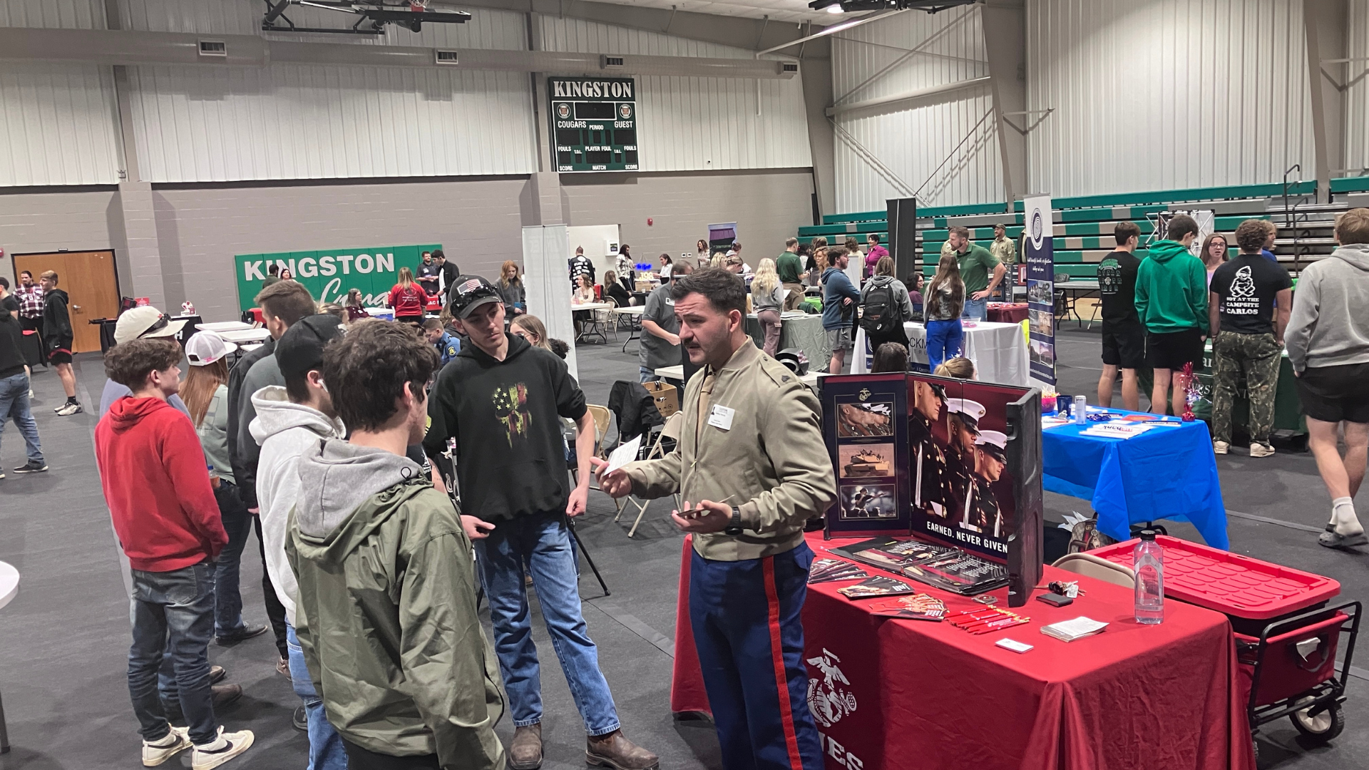 Kingston High School Hosts Career Fair with Over 50 Businesses and Colleges