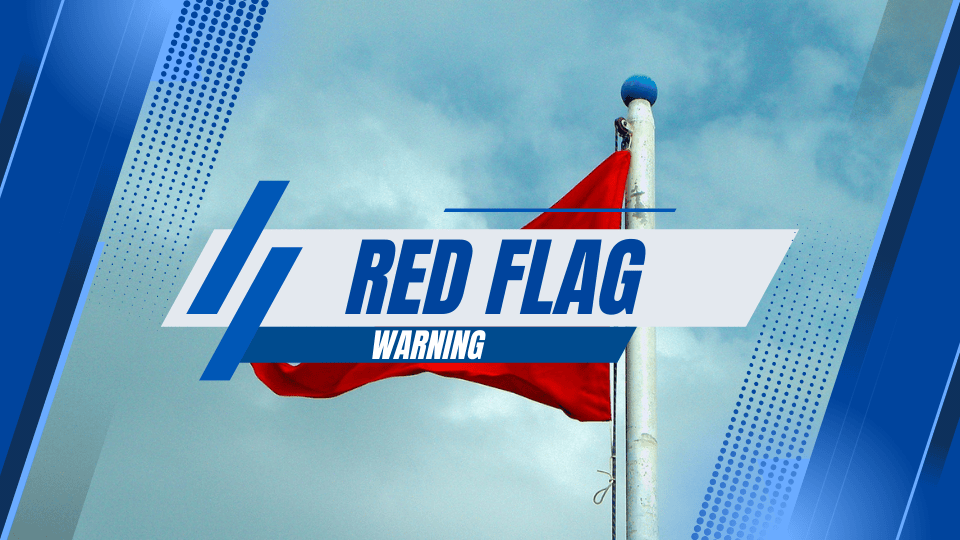 Red Flag Warning Issued for Friday Due to High Winds and Low Humidity