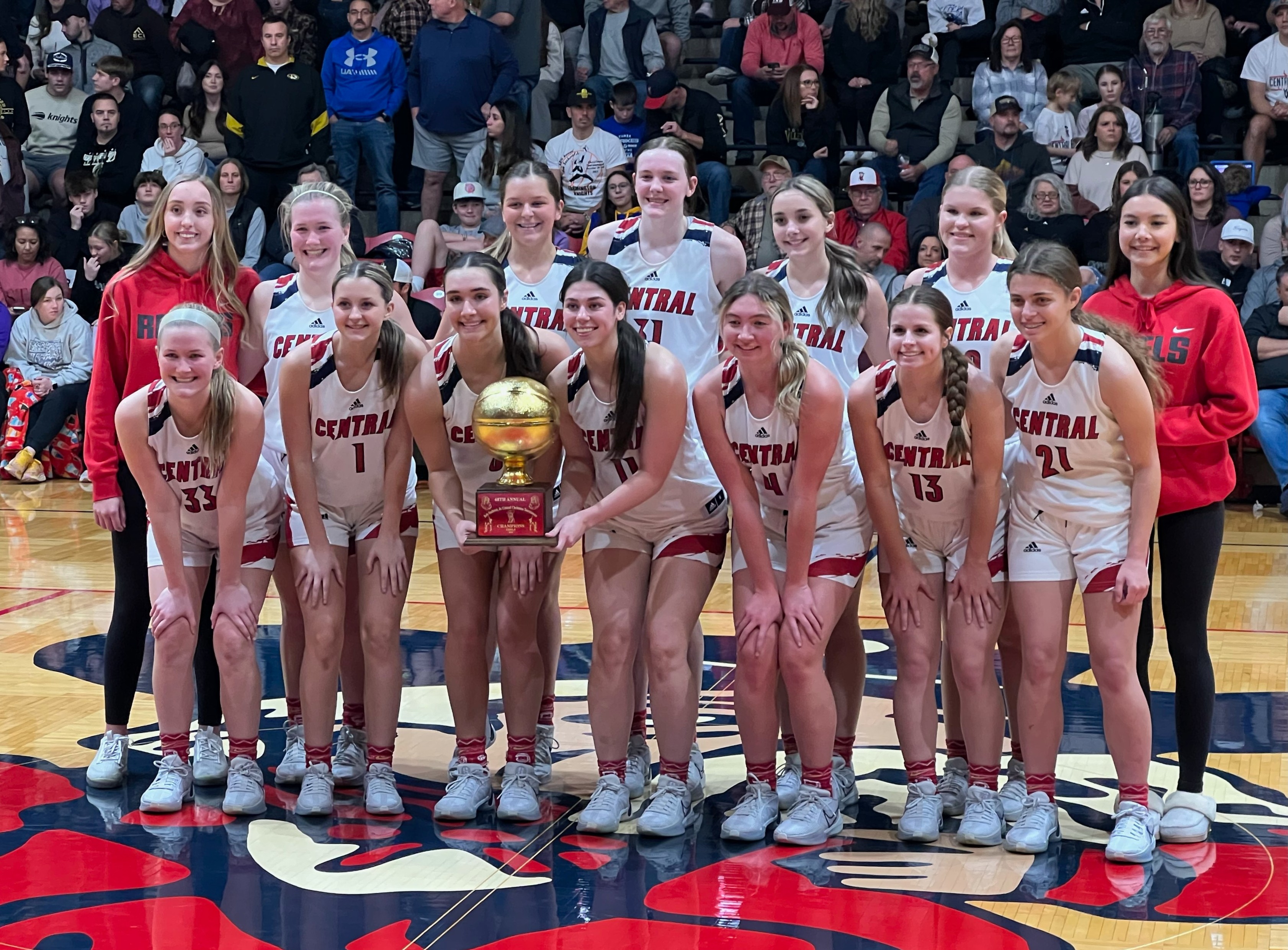 Central Lady Rebels defeat South Iron Panthers to clinch Christmas Tournament championship